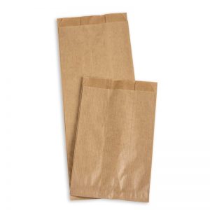 Χάρτινη σακούλα φάκελος βεζιτάλ kraft καφέ 13,5×18