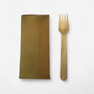 Ξύλινο Πιρούνι 16cm Συσκευασμένο 100τμχ