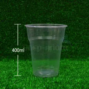 Πλαστικό ποτήρι μίας χρήσης διάφανο art 95 400ml
