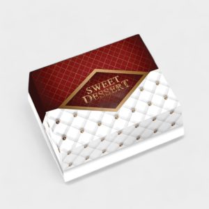 Κουτί Ζαχαροπλαστείου Με Σχέδιο (Sweet Dessert) 10kg