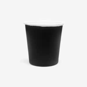 Ποτήρι Χάρτινο 4oz Μονότοιχο Μαυρό 50τμχ