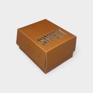 Κουτί Ζαχαροπλαστείου Kraft Καφέ Με Παράθυρο Sweet - 10kg