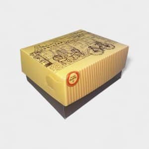 Κουτί Ζαχαροπλαστείου Καφέ Με Σχέδιο (Bakery) 10kg