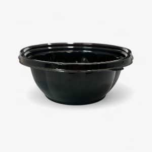 Πλαστικό Μαύρο Δοχείο Σαλάτας 1000cc