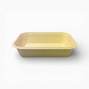 Ορθογώνιο Σκεύος Σαλάτας Fiber 1000ml 180τμχ