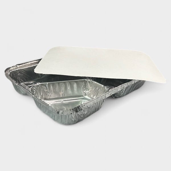 Σκεύος Αλουμινίου Παραλληλόγραμμο Τριθέσιο (R81) 100τμχ - Image 3