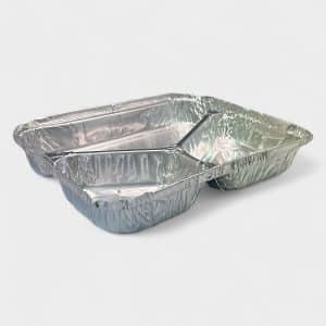 Σκεύος Αλουμινίου Παραλληλόγραμμο Τριθέσιο (R81) 100τμχ