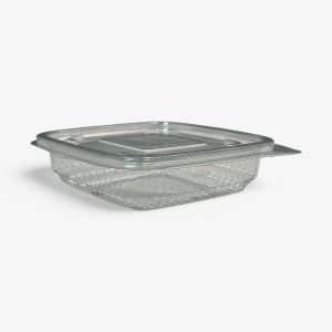 Πλαστικό Σκεύος PET 150cc Με Ενσωματωμένο Καπάκι 100τμχ