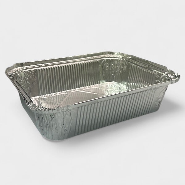 Σκεύος Aλουμινίου Παραλληλόγραμμο 2000cc (R64L) 100τμχ