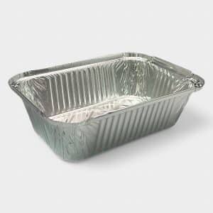 Σκεύος Αλουμινίου Παραλληλόγραμμο 940cc (R45) 100τμχ