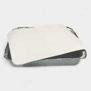 Χάρτινο Καπάκι Αλουμινίου Για Σκεύος 1125cc (R29) & Τριθέσιο (R81) 100τμχ