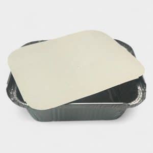 Χάρτινο Καπάκι Αλουμινίου Για Σκεύος 2000cc (R64) 100τμχ