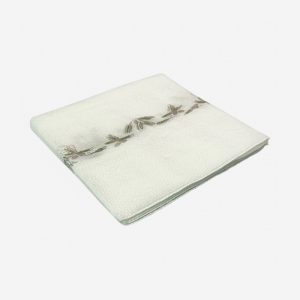 Χαρτοπετσέτα Φαγητού 30x30 Λευκή-Ελιά 80 Φύλλα