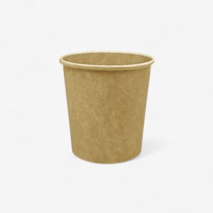 Ποτήρι Χάρτινο 4oz Μονότοιχο Kraft 50τμχ