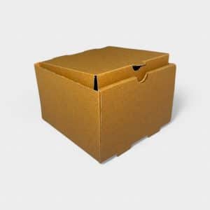 Χάρτινο Κουτί Για Ατομικό Burger 13cmx13cmx8,6cm 100τμχ