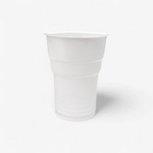 Ποτήρι Πλαστικό 250ml Λευκό 50τμχ