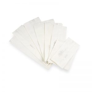Χάρτινη σακούλα βεζιτάλ λευκή 12×22