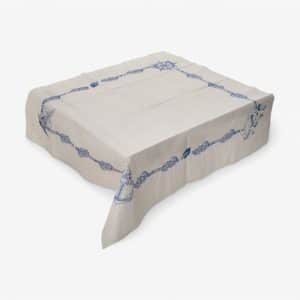 Τραπεζομάντηλο Εστιατορίου Λευκό με Σχέδιο Θάλασσα 1x1