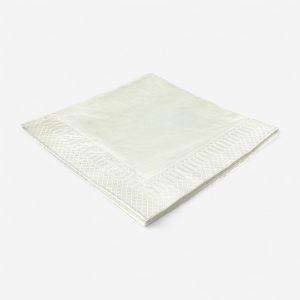 Χαρτοπετσέτα Εστιατορίου Πολυτελείας 38x38 Λευκή 100 Φύλλα