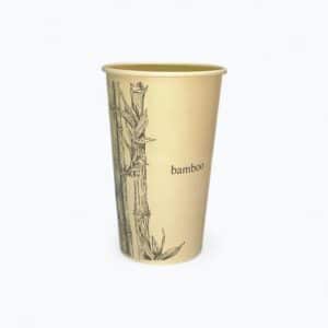 Ποτήρι Χάρτινο 16oz Μονότοιχο Bamboo 50τμχ