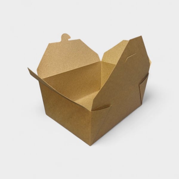 Χάρτινο Κουτί Φάκελος Kraft Καφέ 2000ml 50τμχ - Image 2