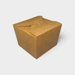 Χάρτινο Κουτί Φάκελος Kraft Καφέ 1200ml 25τμχ