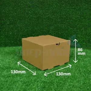 Χάρτινο κουτί για ατομικό burger 13cmX13cmX8,6cm