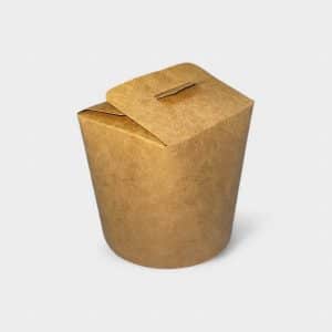 Χάρτινο Κουτί Noodle Box Στρογγυλό 26oz 50τμχ