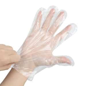 Γάντια διάφανα μίας χρήσης One Size